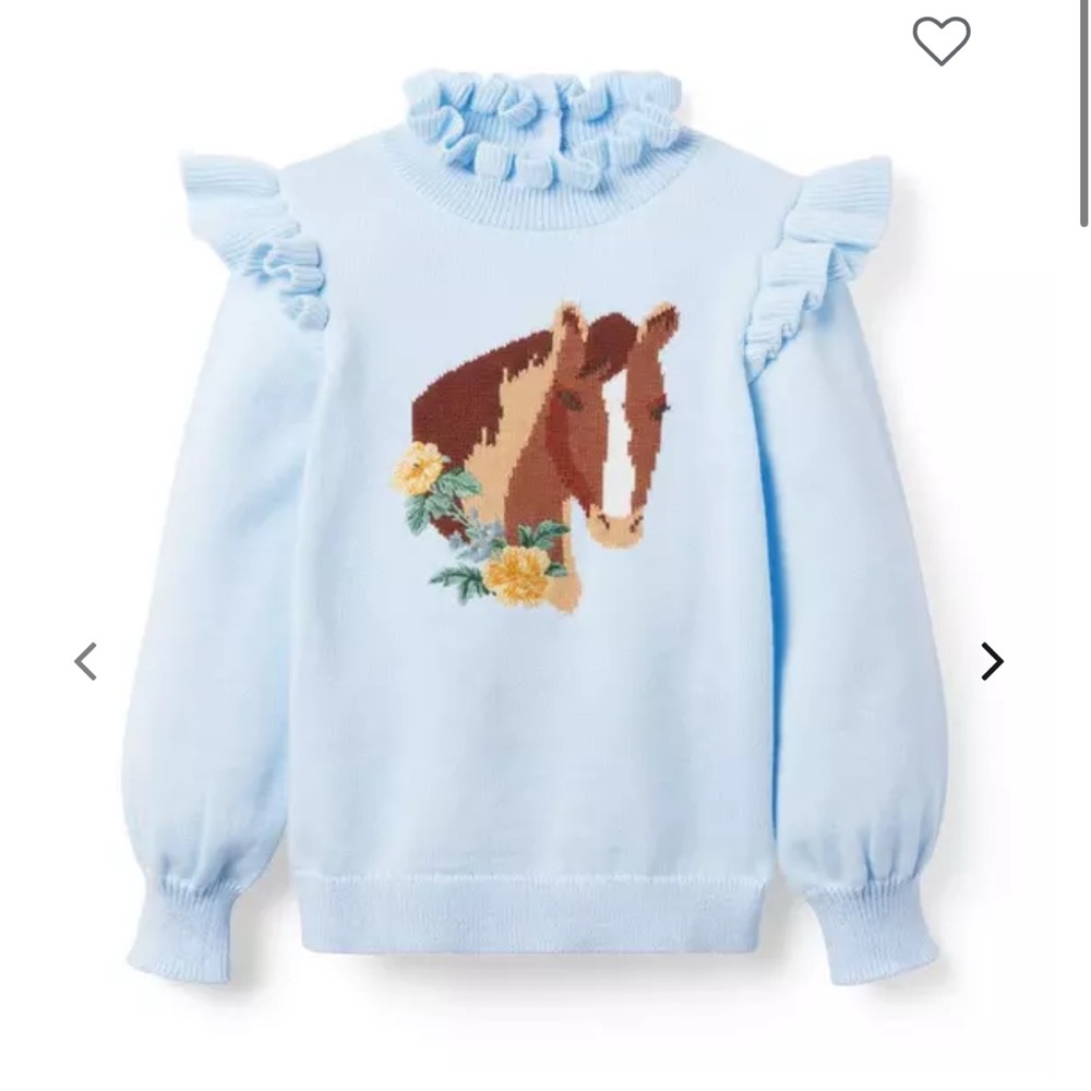 Janie and Jack horse sweater